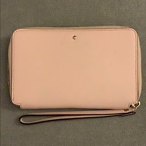 PRICE DROP Baby Pink Kate Spade Wallet Wristlet